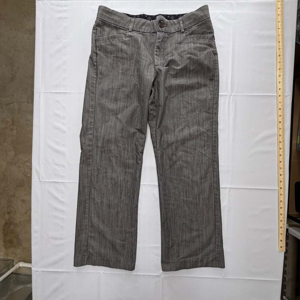 Lee Platinum Label women’s pants Gray flat front boot cut *28.5” inseam, hemmed